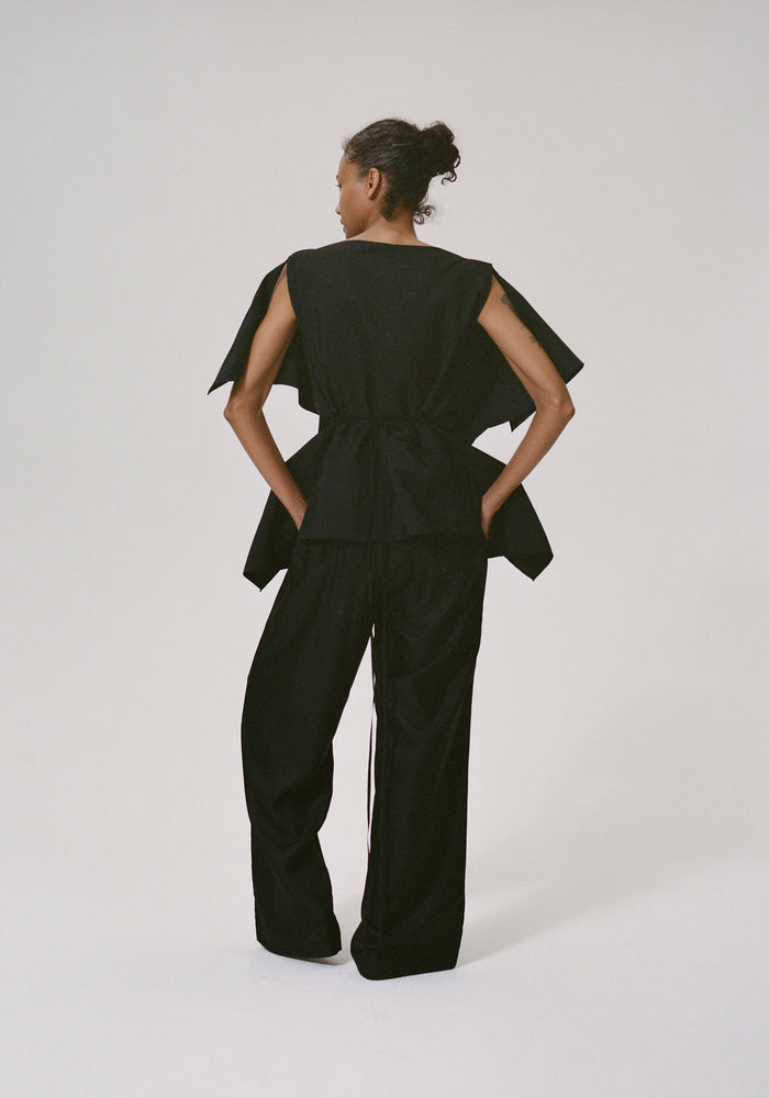 Oranda no Kazaguruma top | black