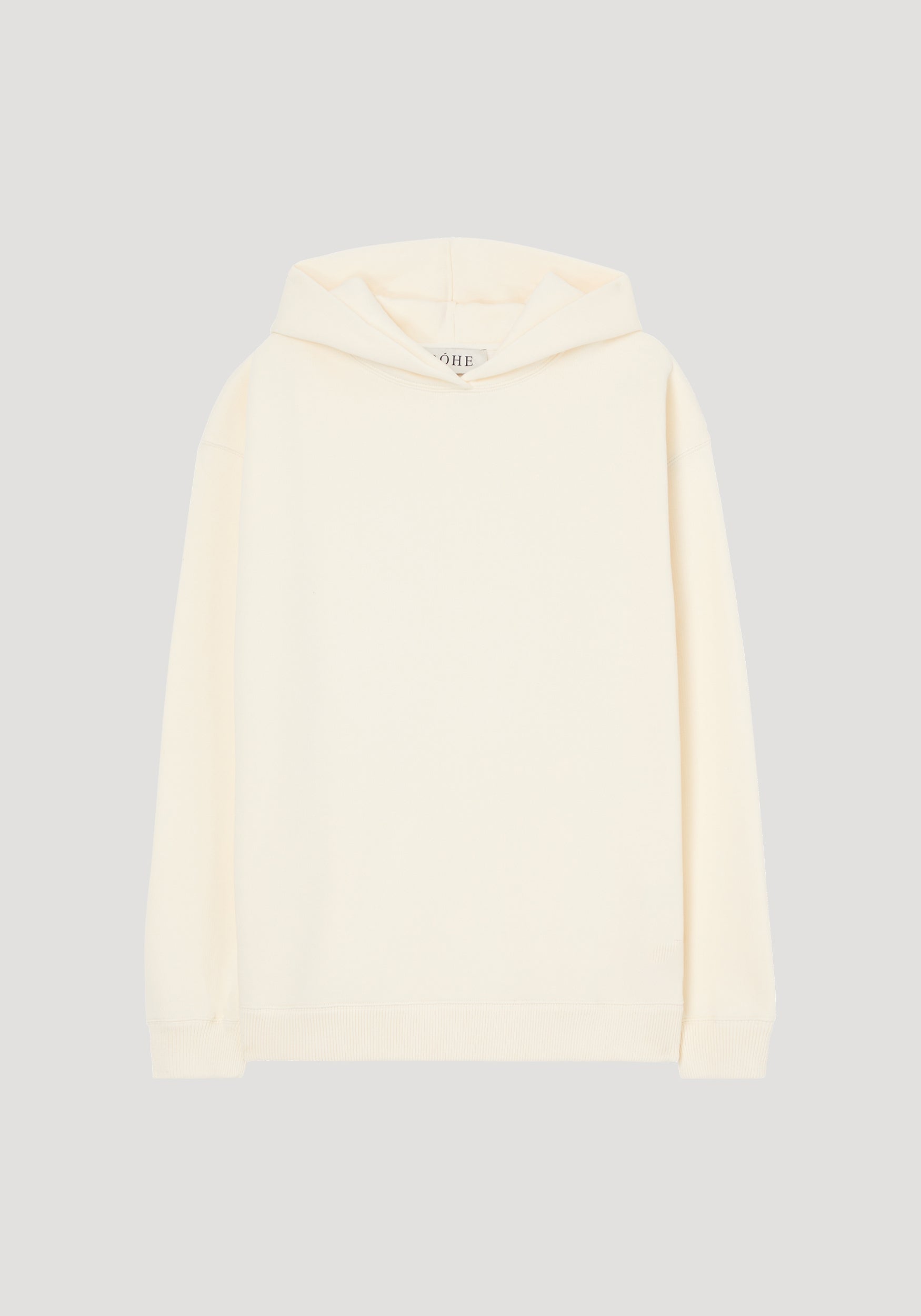 Off white plain hoodie on sale