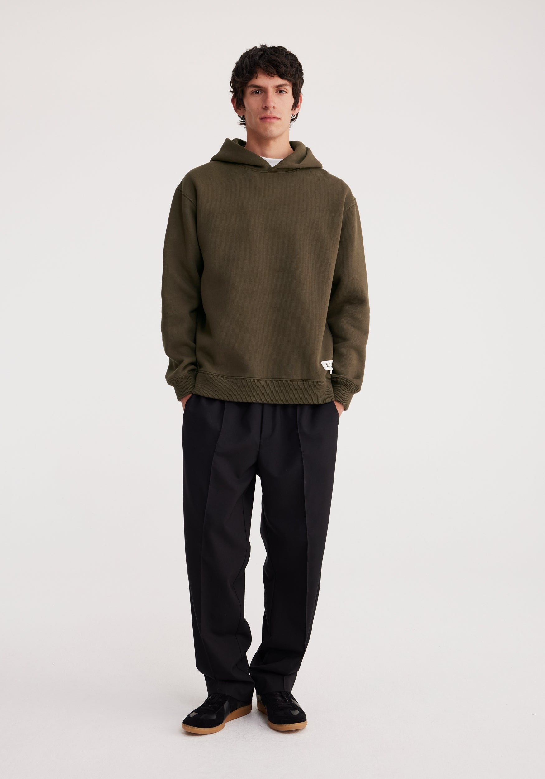 Oversized hooded logo sweatshirt Rohe