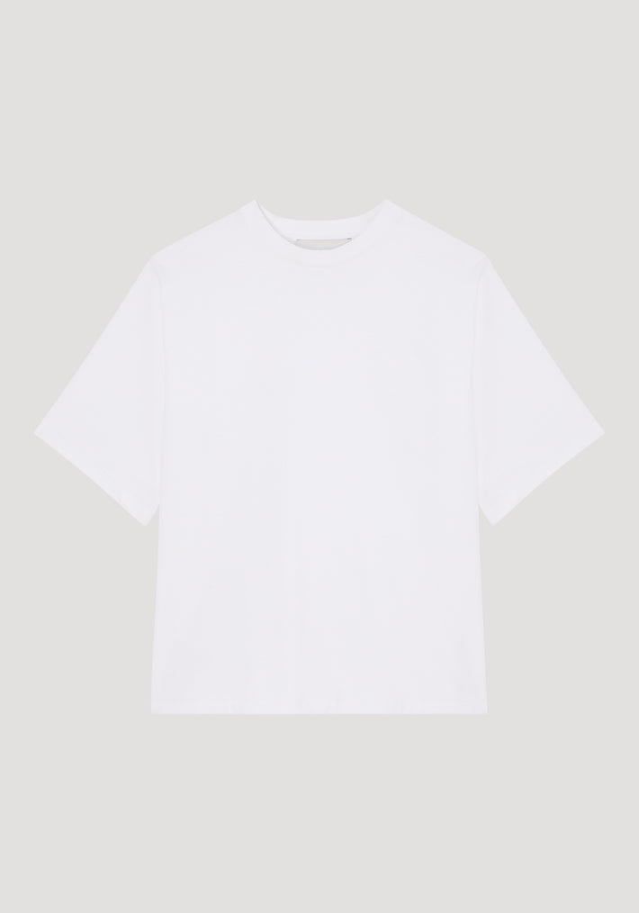 Oversized cotton t-shirt | optic white