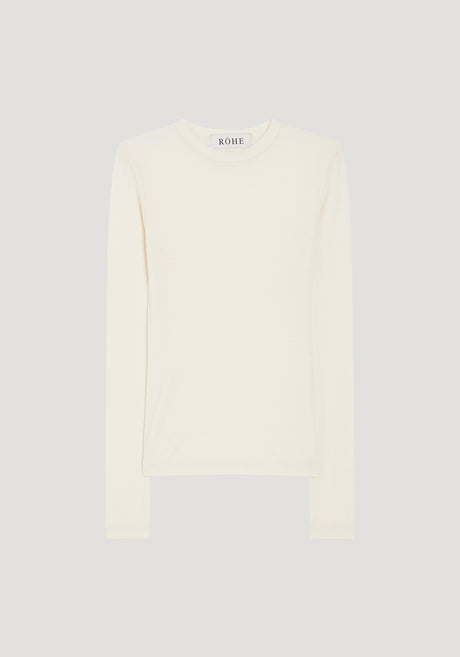 Fine merino long sleeve | off-white