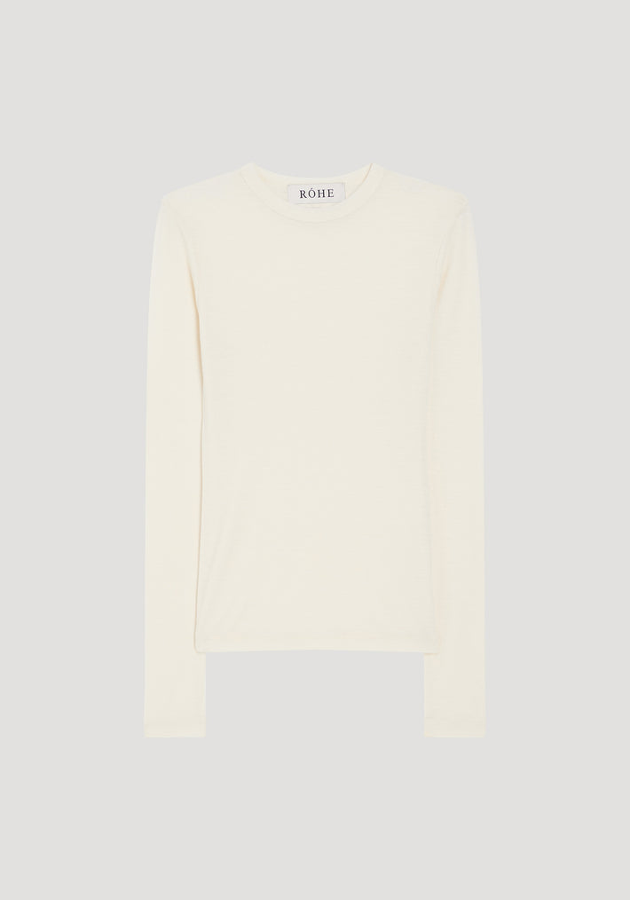 Fine merino long sleeve | off-white