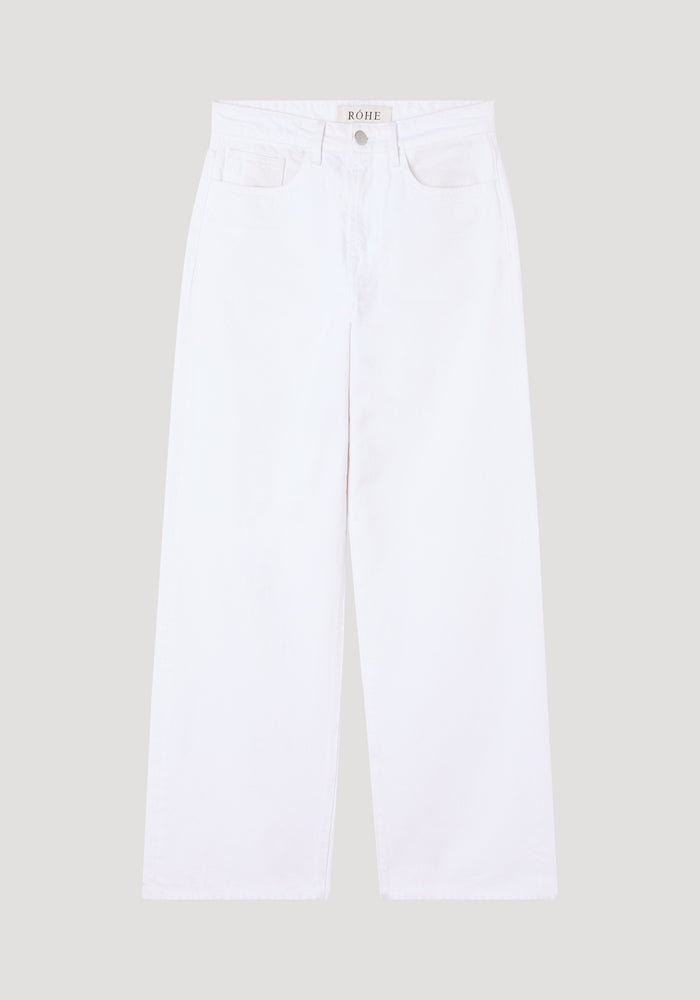 Signature baggy fit denim | optic white