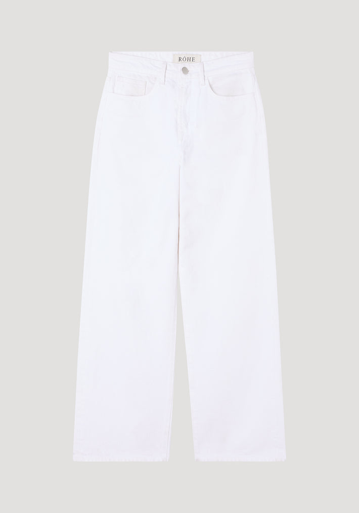 Signature baggy fit denim | optic white