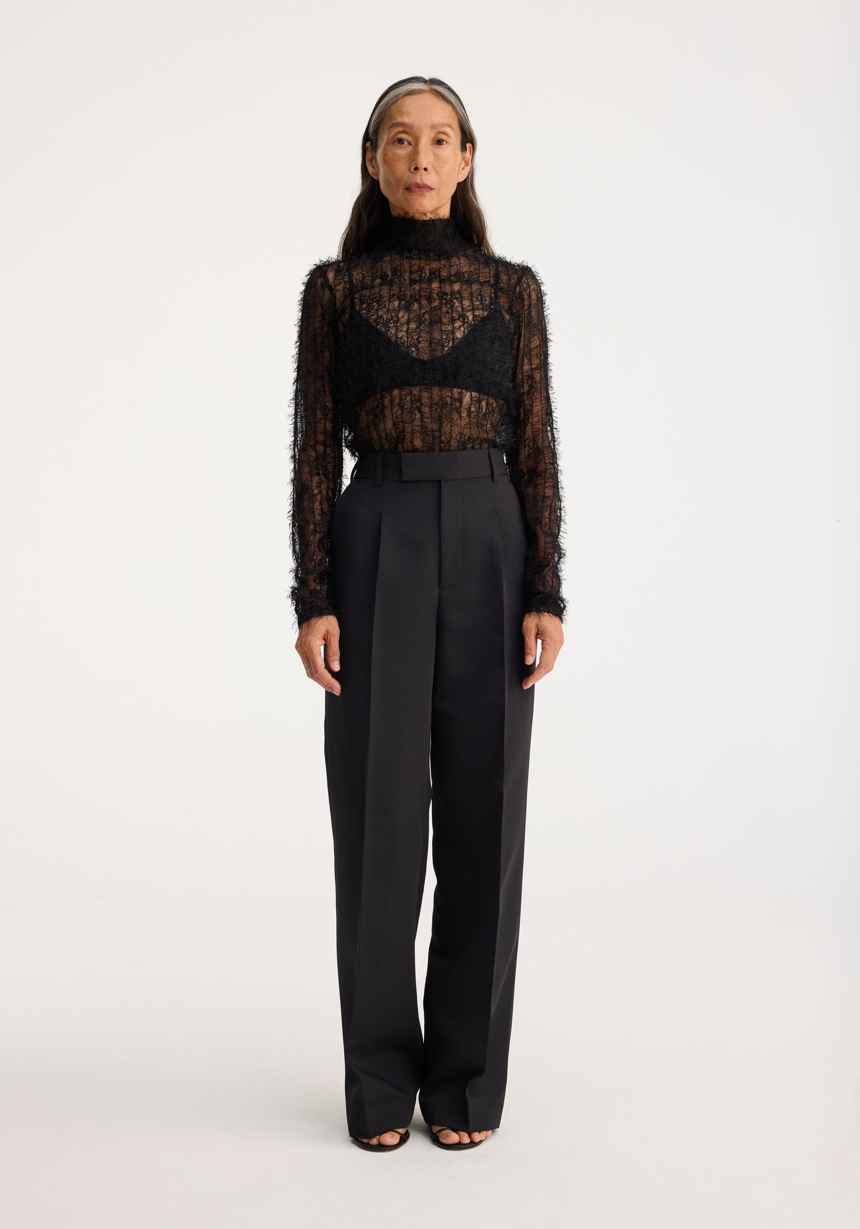 Textured sheer top– Róhe Textured sheer top– Róhe