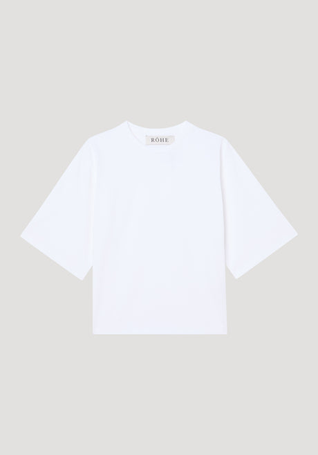 Fitted logo t-shirt | optic white