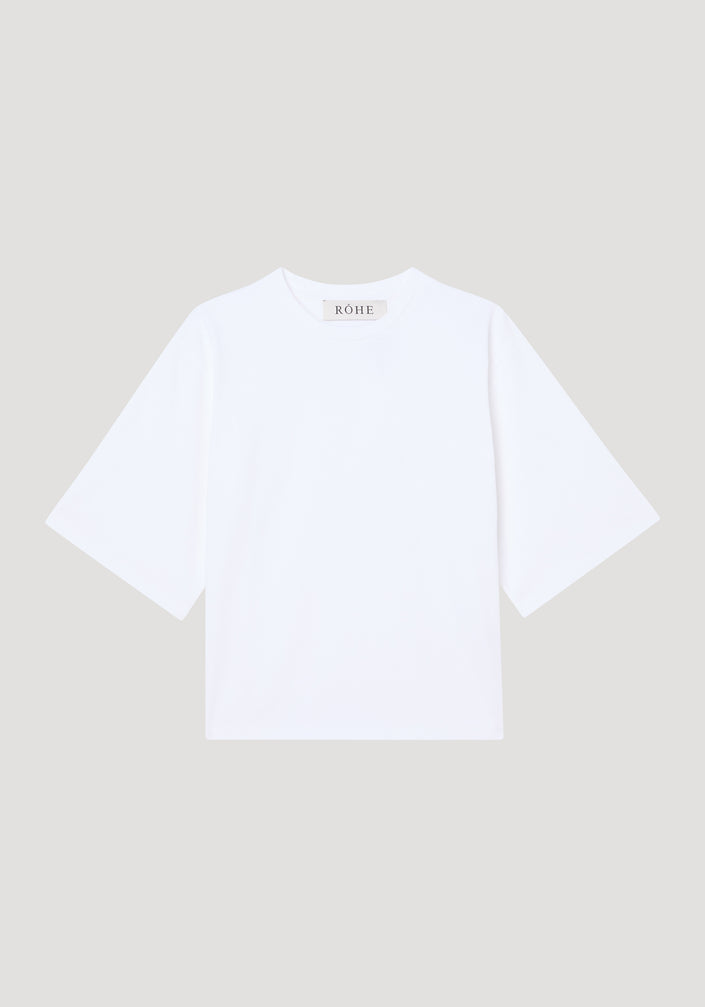Fitted logo t-shirt | optic white