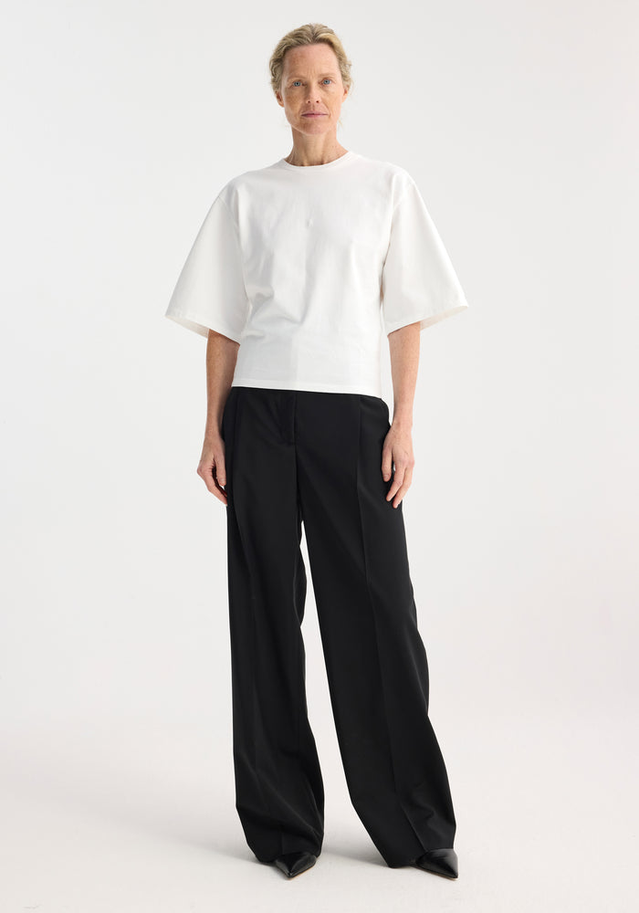 Fitted logo t-shirt | optic white