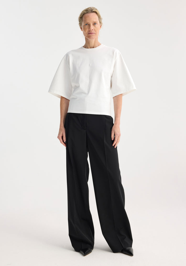 Fitted logo t-shirt | optic white