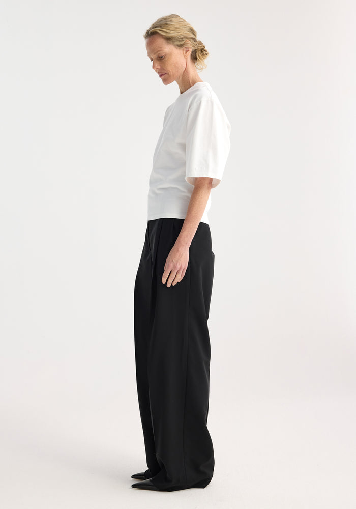 Fitted logo t-shirt | optic white