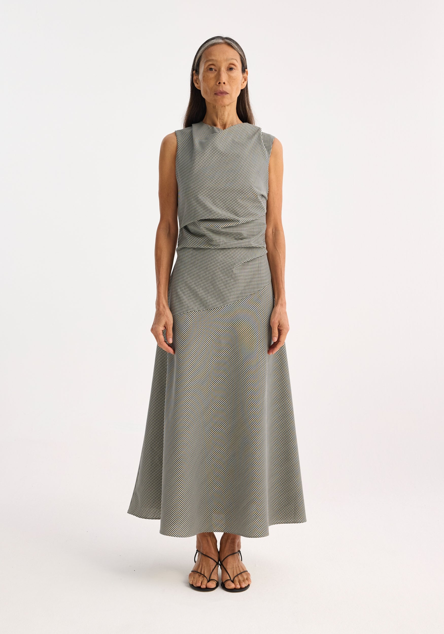 ANDMARY】Becky check mini dress