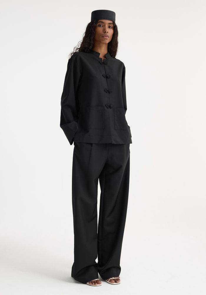 Mandarin jacket | black