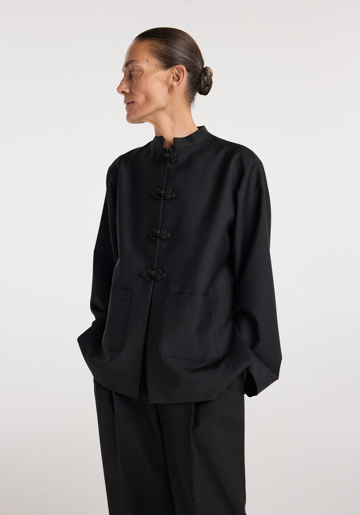 Pankou closure jacket | black