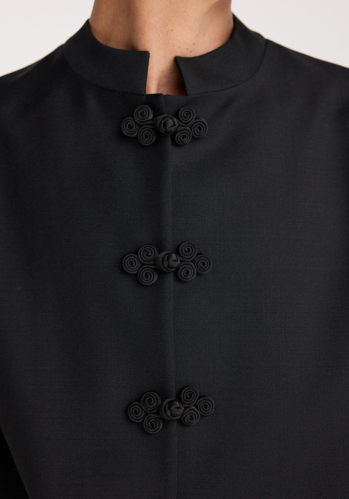 Pankou closure jacket | black