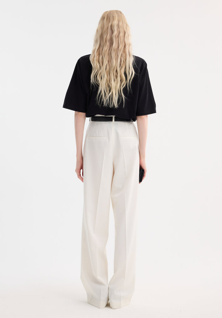 Oversized cotton t-shirt | black