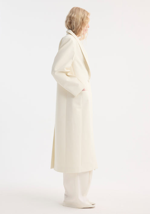 Signature opera coat | ivory