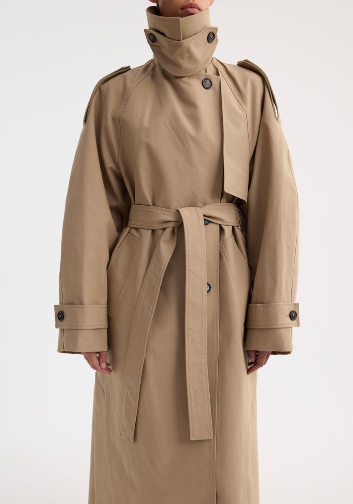 Oversized classic trench | clay