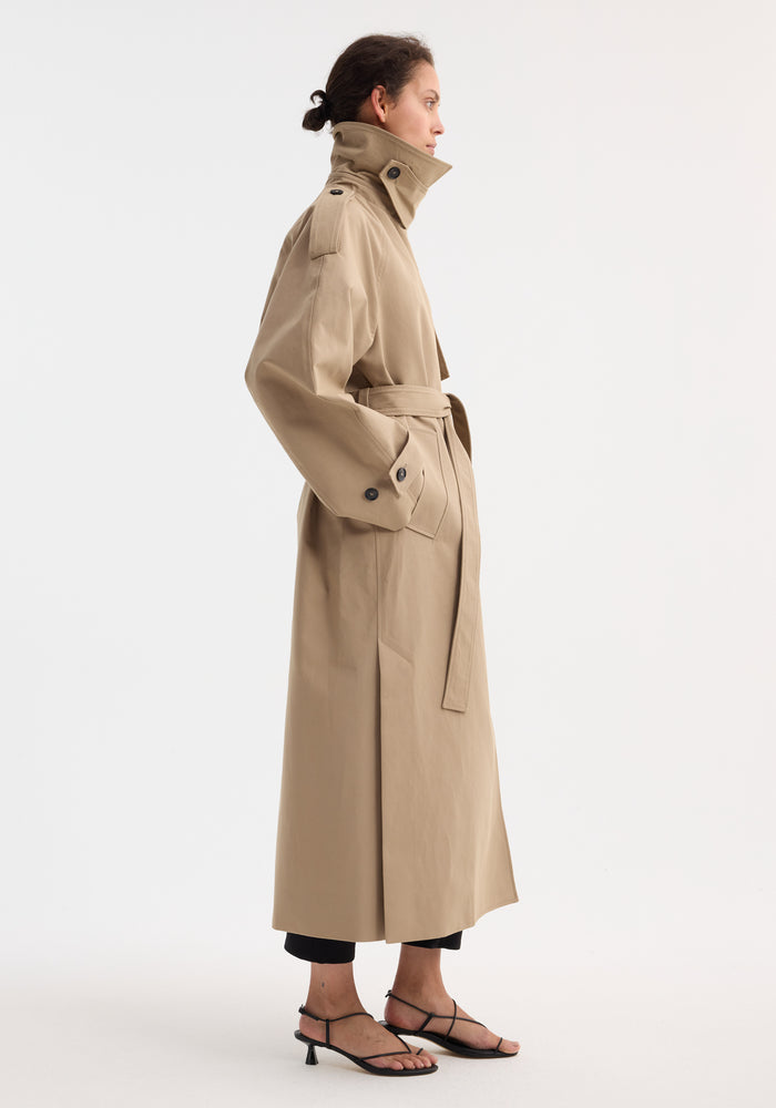 Oversized classic trench | clay