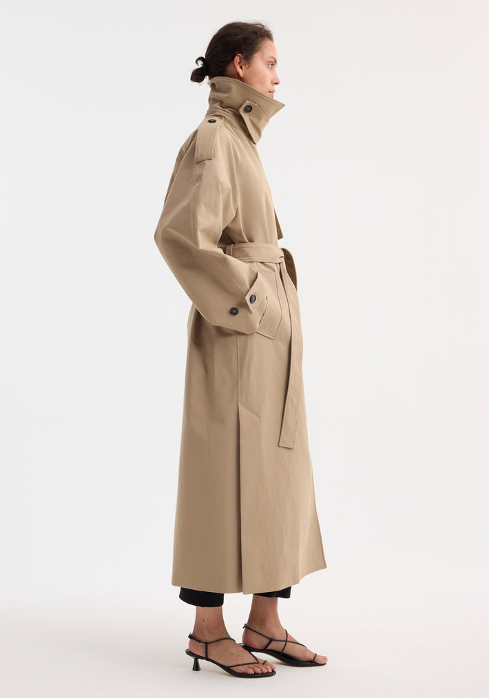 Oversized classic trench | clay