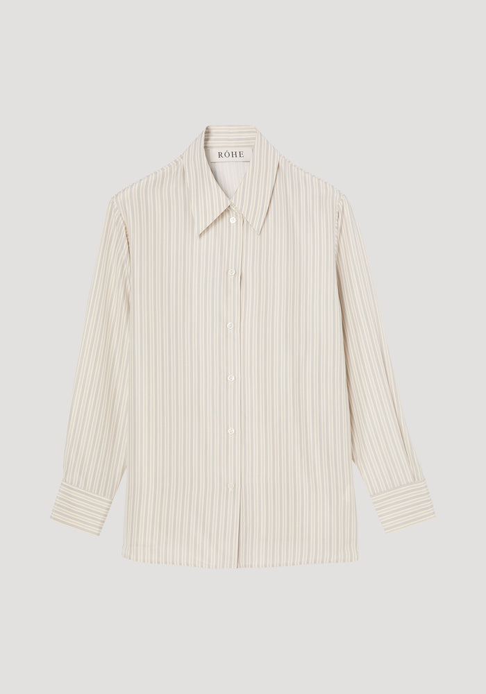 Silk striped shirt | classic stripe