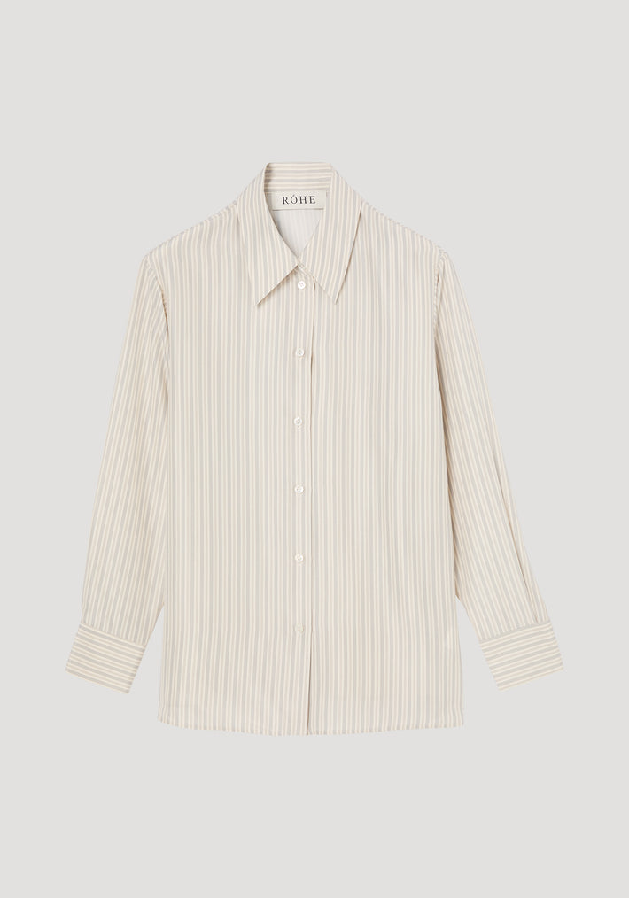 Silk striped shirt | classic stripe