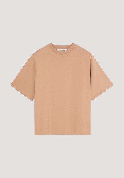 Oversized cotton t-shirt | powder