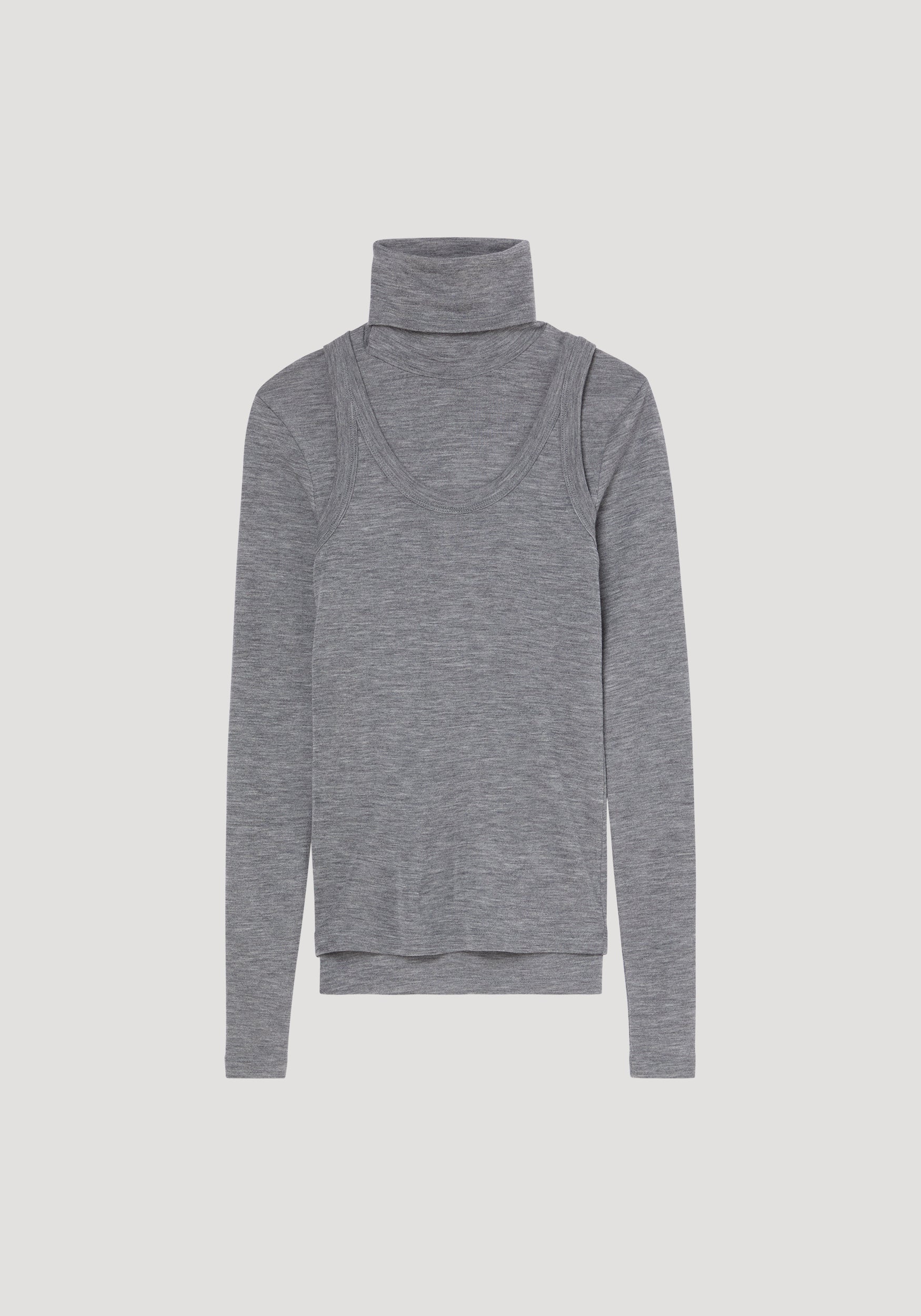 Double-layer wool top– Róhe