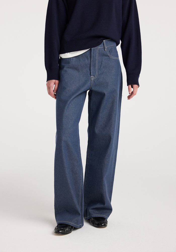 Signature baggy fit raw denim | raw denim