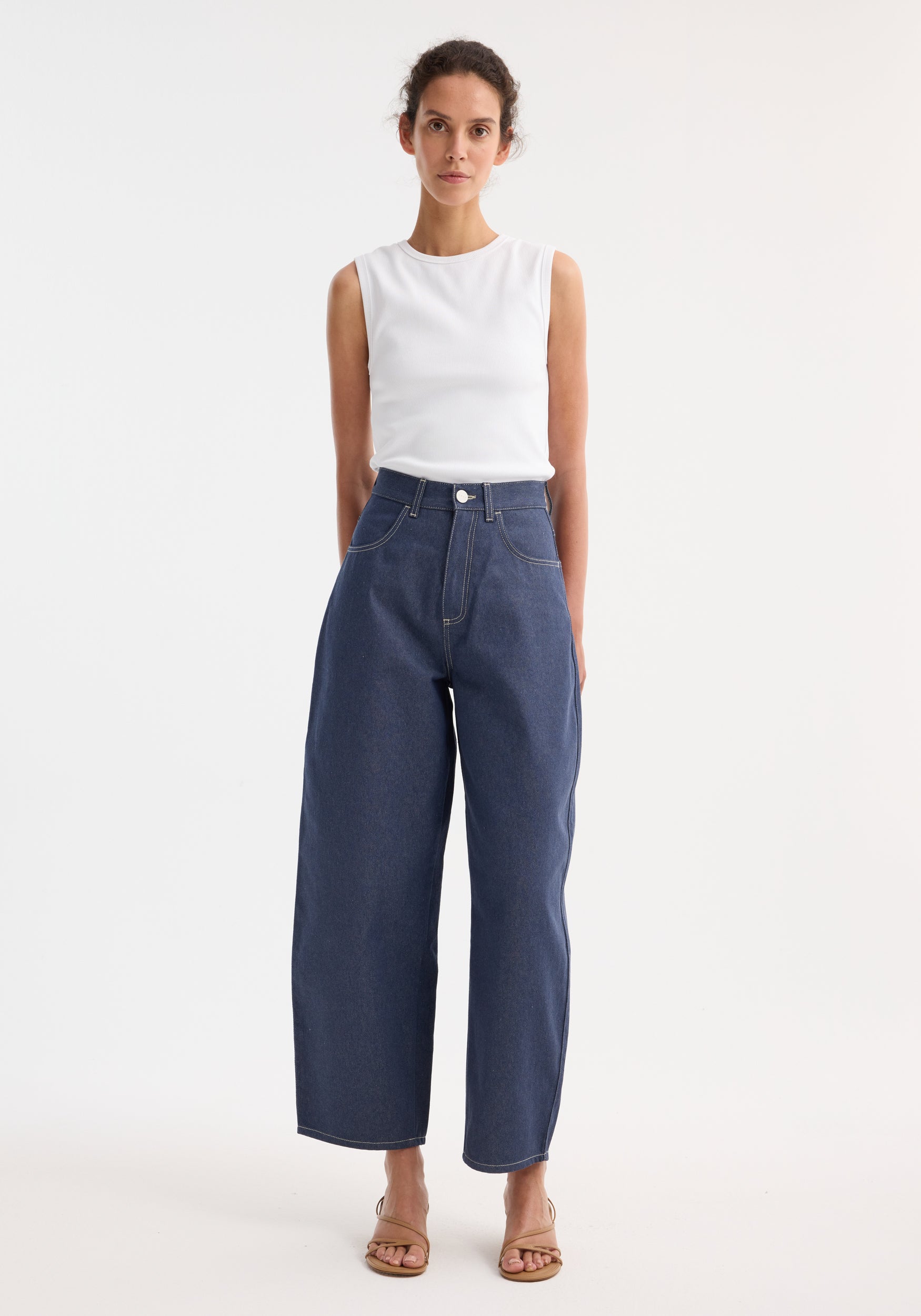 【PORTERNA】Roem Raw Wide Jeans Pistola Penny High Waist Raw Hem Wide Leg Jeans | Nordstrom