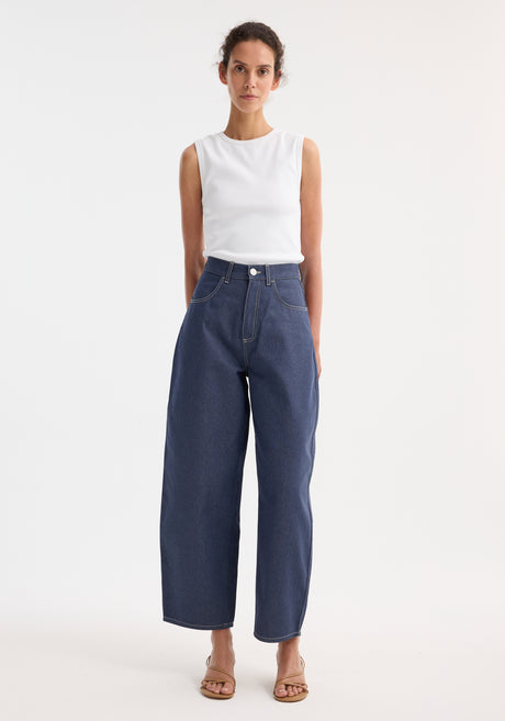 Barrel leg raw denim | raw denim