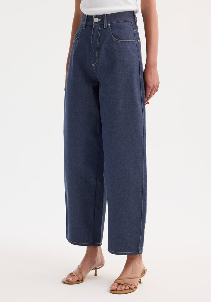 Barrel leg raw denim | raw denim