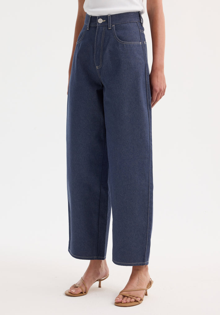 Barrel leg raw denim | raw denim