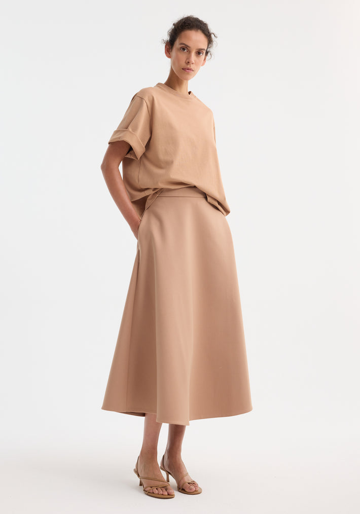 A-line skirt | powder