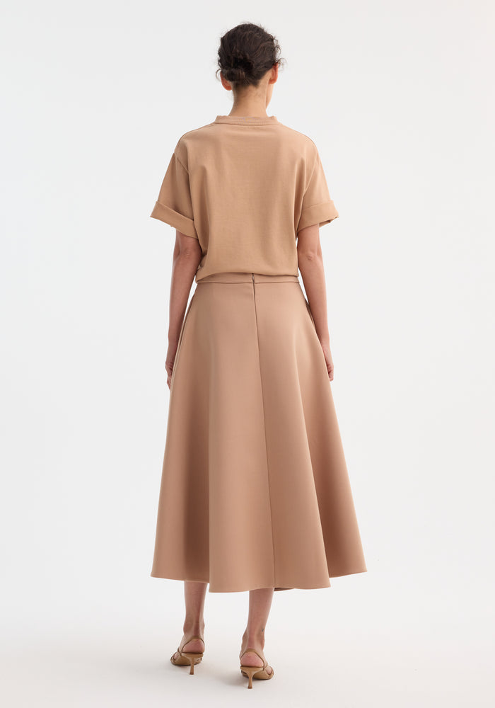 A-line skirt | powder