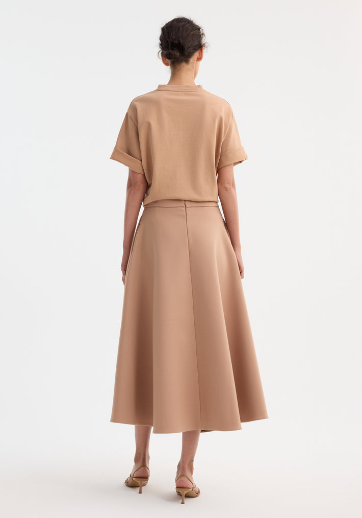 A-line skirt | powder