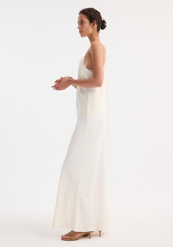 Lace slipdress | cream