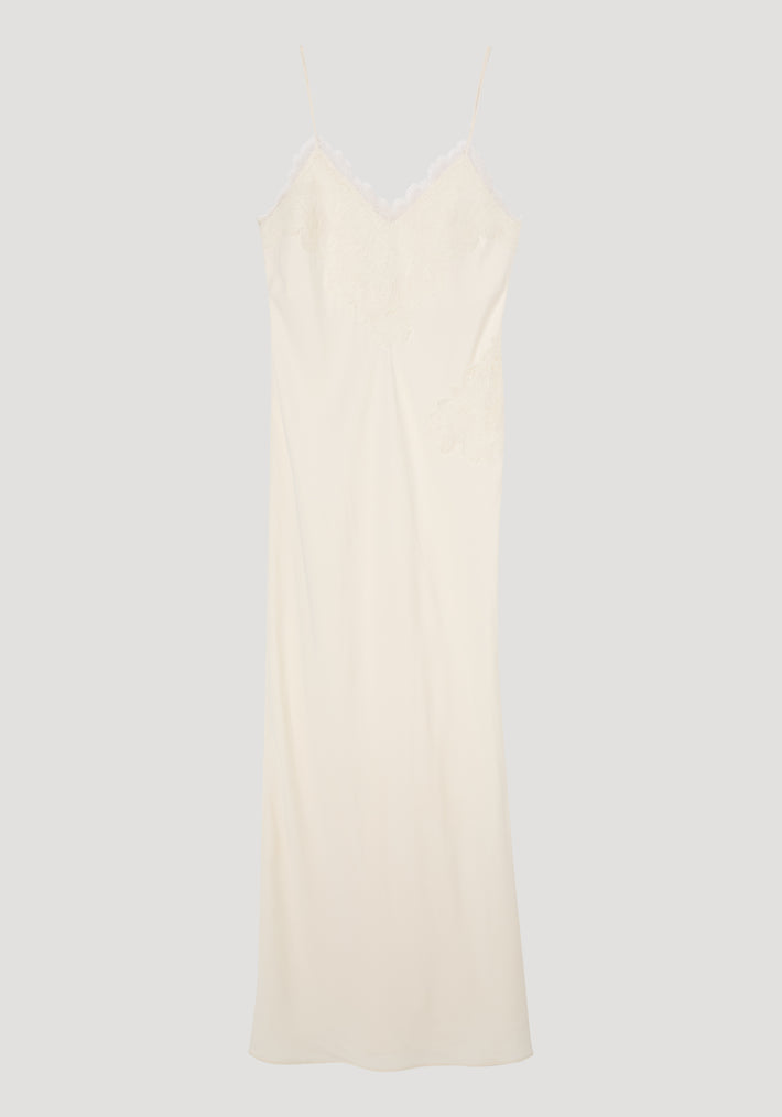 Lace slipdress | cream