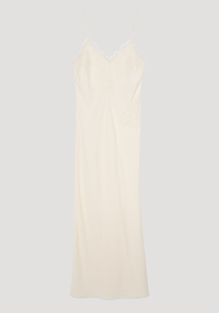 Lace slipdress | cream