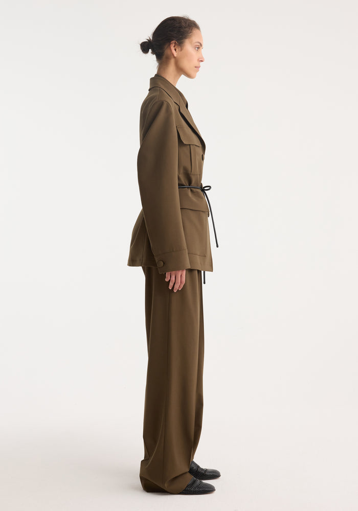 Safari blazer-jacket | forest