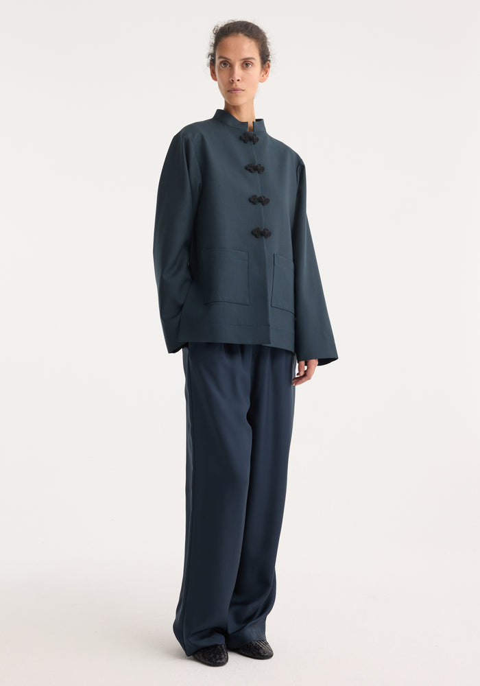 Wide leg silk trousers | storm