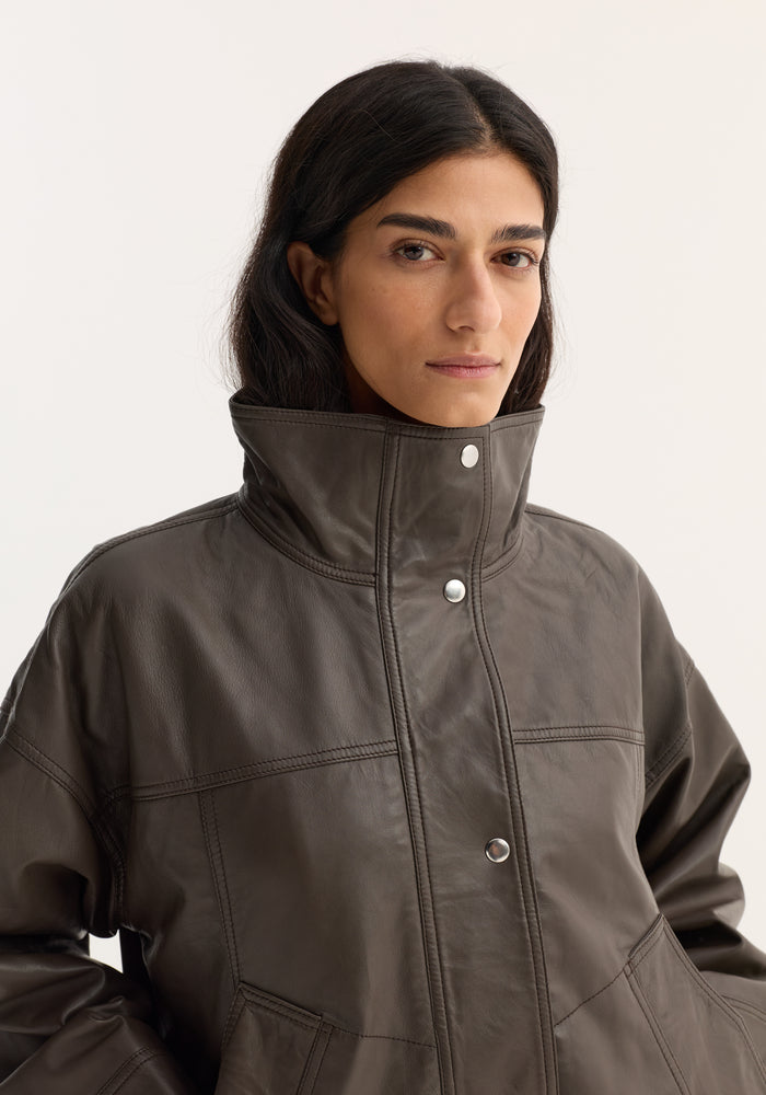 Reinvented leather jacket | earth