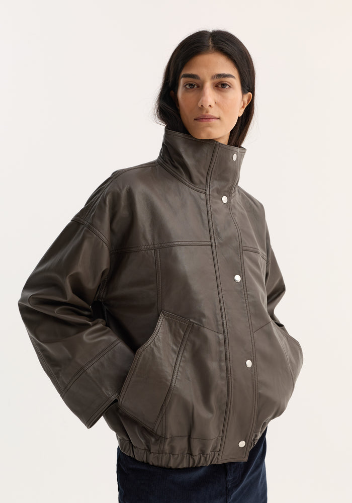 Reinvented leather jacket | earth