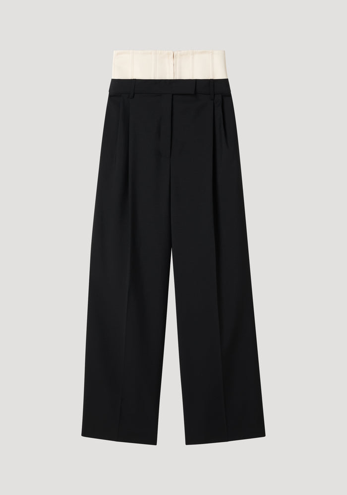 Corset trousers | black