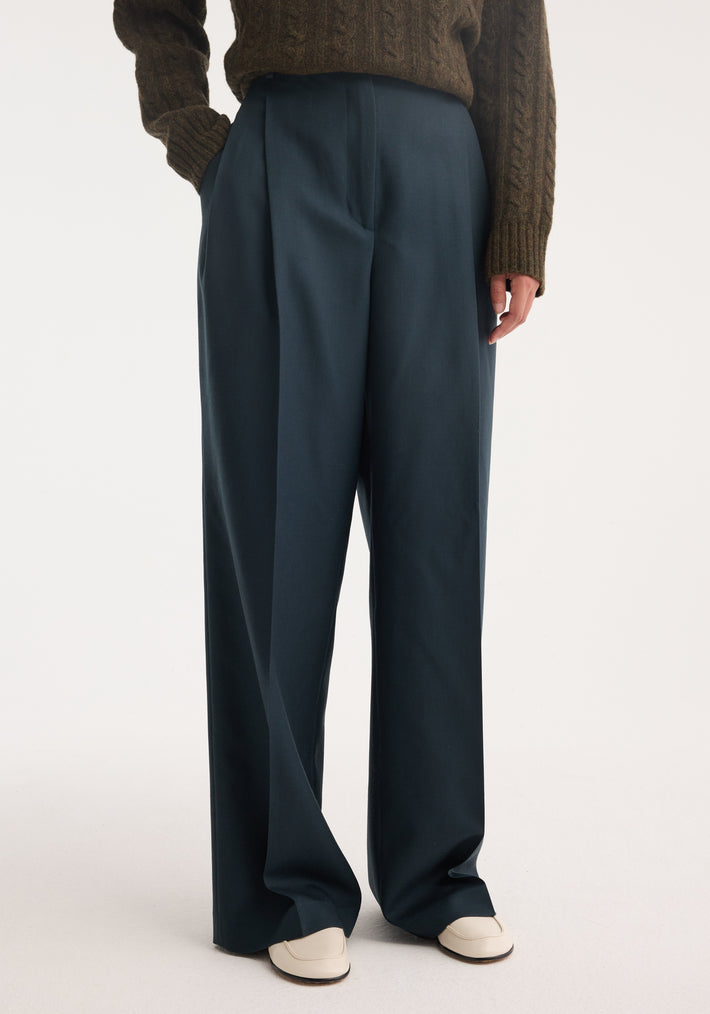 Mid-waist tailored trousers | storm