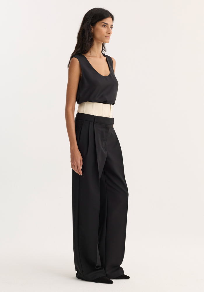 Corset trousers | black