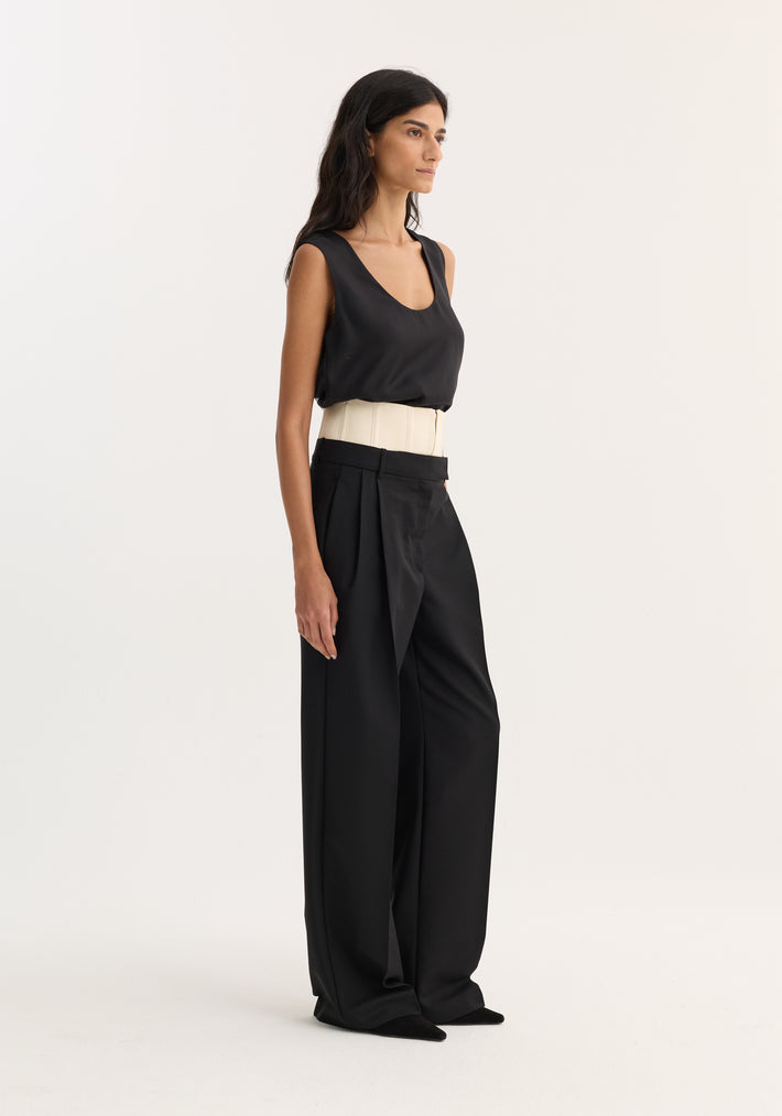 Corset trousers | black