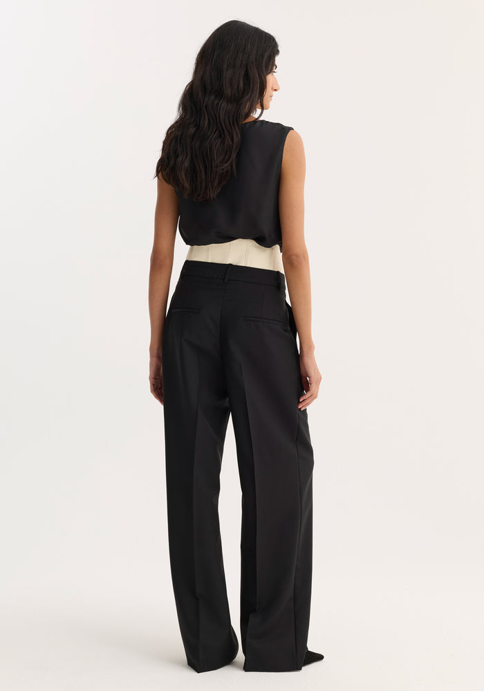 Corset trousers | black