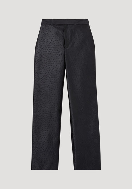 Ostrich Satin Trousers | black