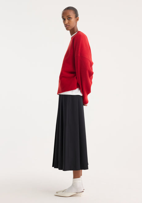 Pleated skirt | black