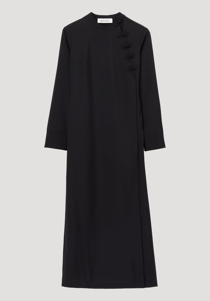 Mandarin dress | black